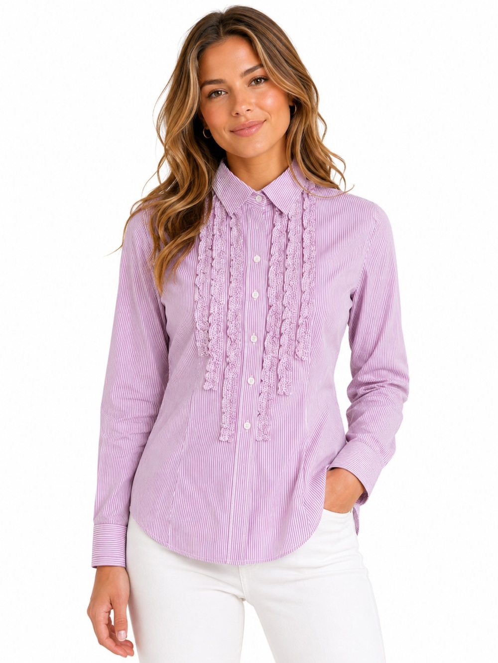 New York & Company blouse, Long sleeve top, size M